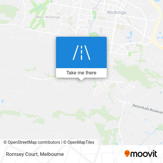 Romsey Court map