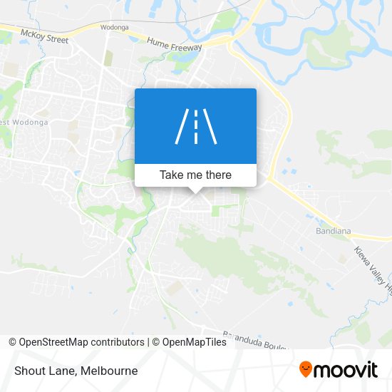 Shout Lane map