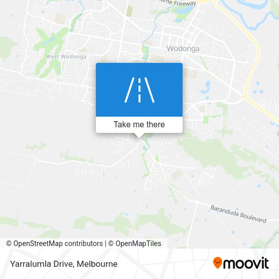 Yarralumla Drive map