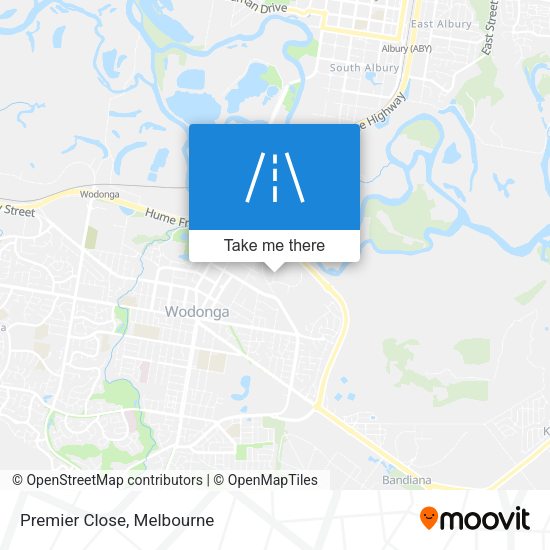 Premier Close map