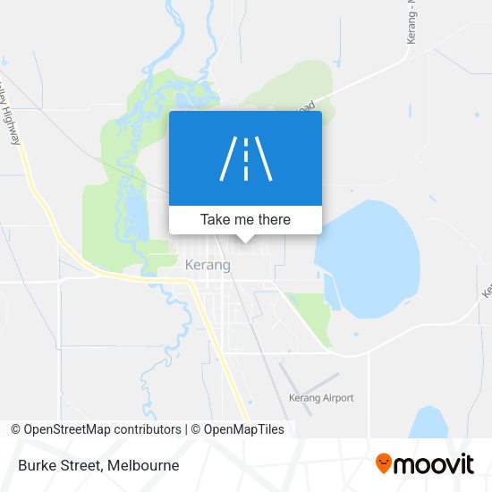Burke Street map