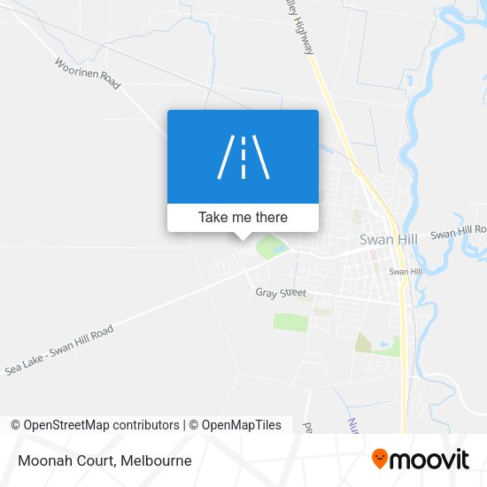 Moonah Court map