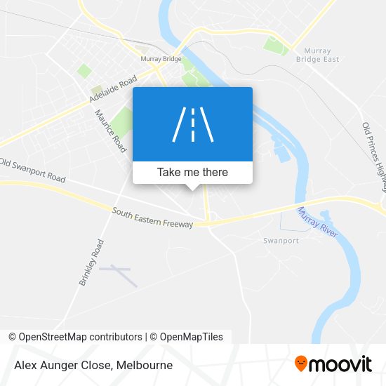 Alex Aunger Close map
