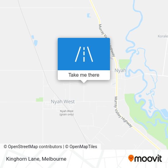 Kinghorn Lane map