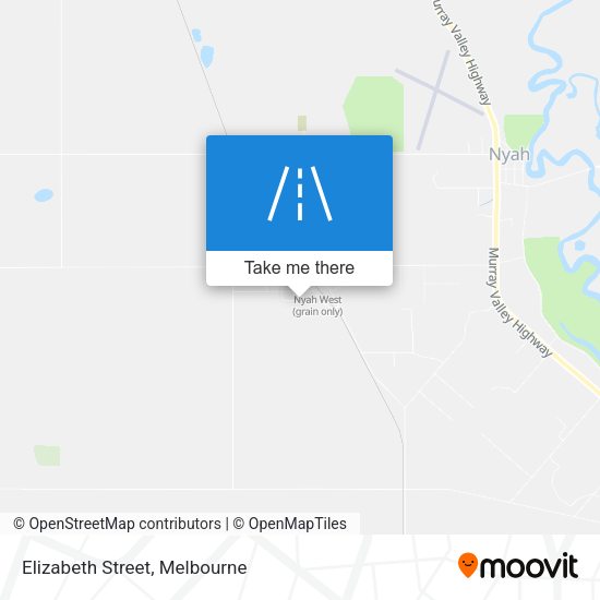 Elizabeth Street map