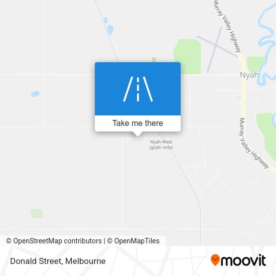Donald Street map