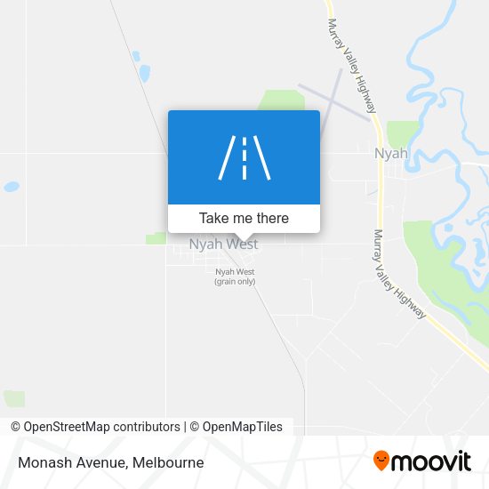 Monash Avenue map