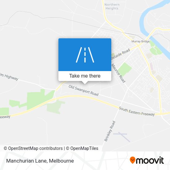 Manchurian Lane map