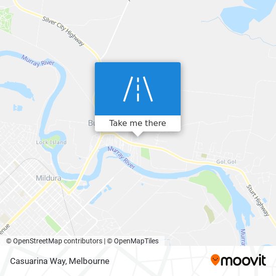 Casuarina Way map