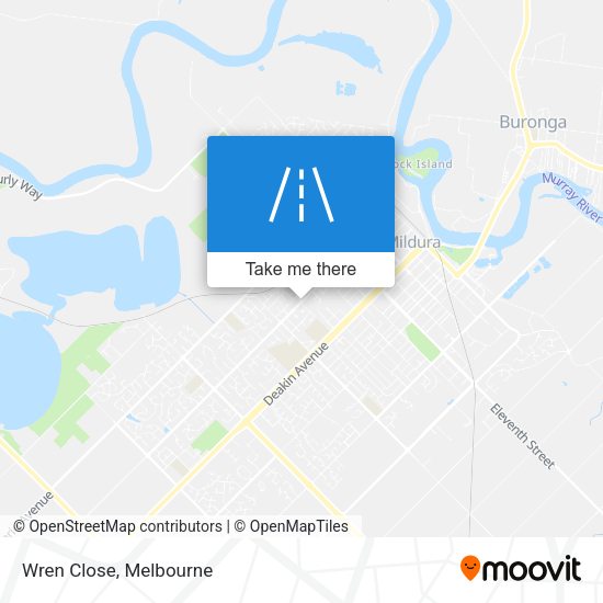 Wren Close map