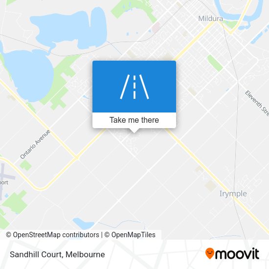 Sandhill Court map