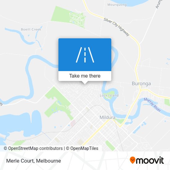 Merle Court map