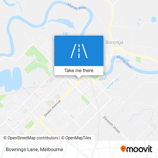Bowrings Lane map