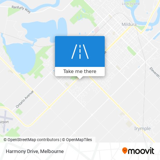 Harmony Drive map