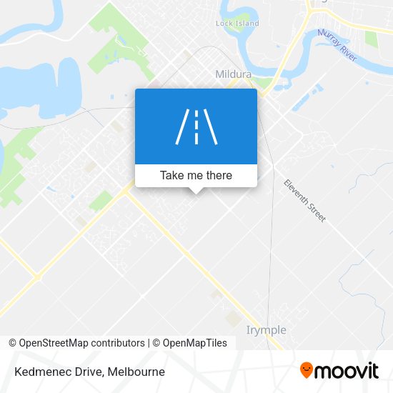 Kedmenec Drive map