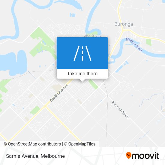 Sarnia Avenue map