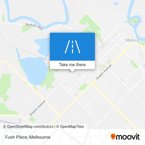 Fush Place map
