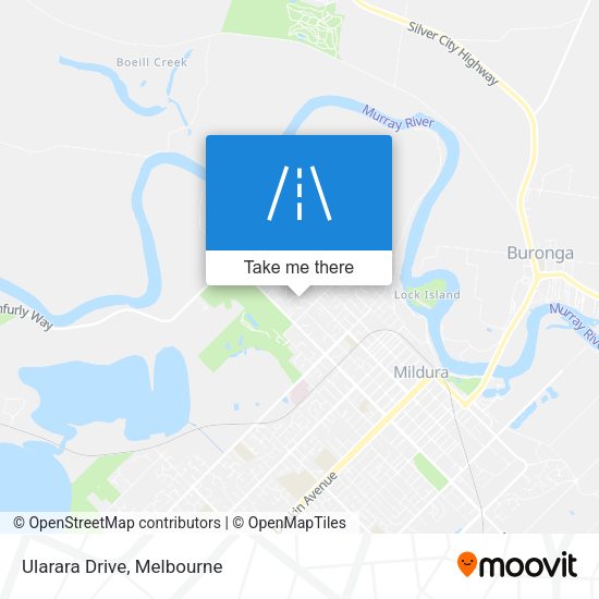 Ularara Drive map