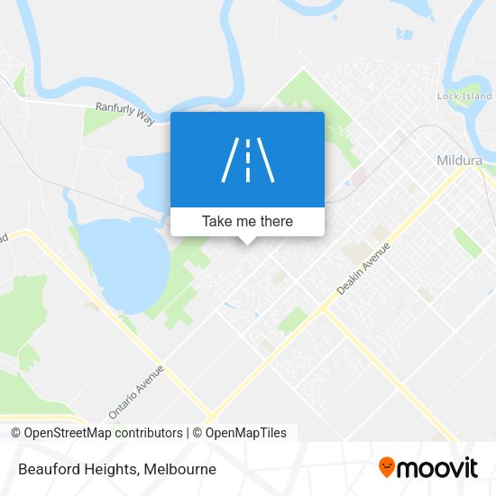 Beauford Heights map