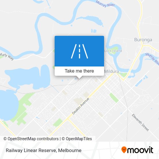 Railway Linear Reserve map
