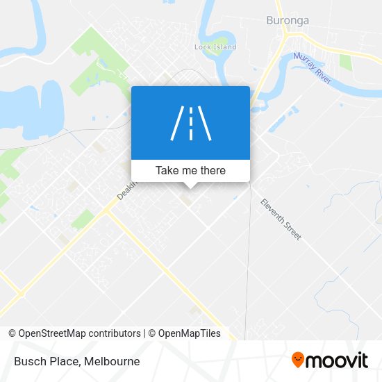 Busch Place map
