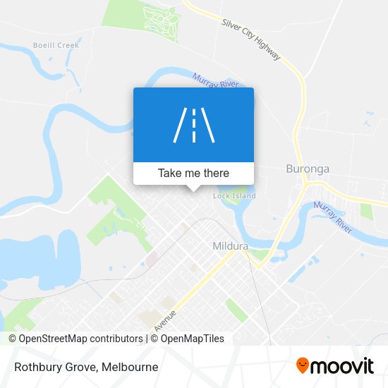 Rothbury Grove map