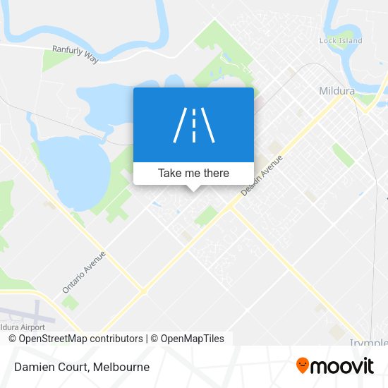 Damien Court map