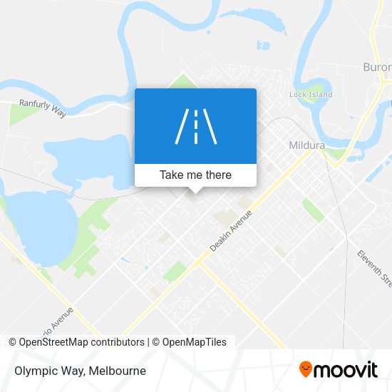 Olympic Way map