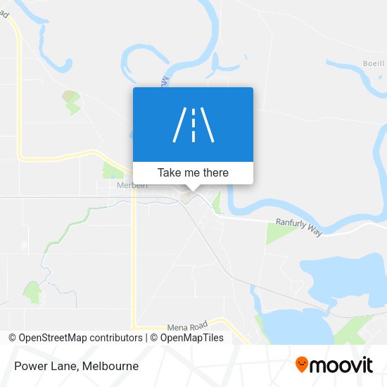 Power Lane map