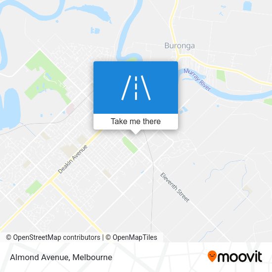 Almond Avenue map