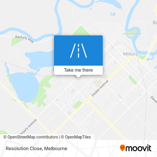 Resolution Close map