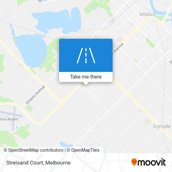 Streisand Court map
