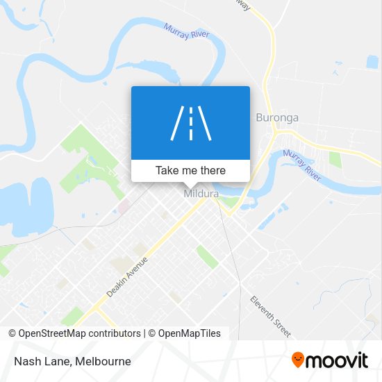 Nash Lane map