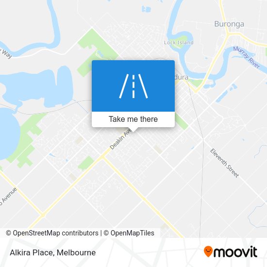 Alkira Place map