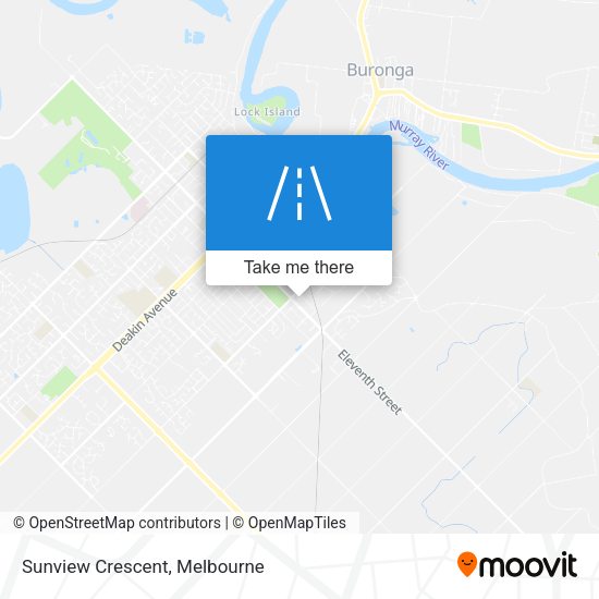 Sunview Crescent map