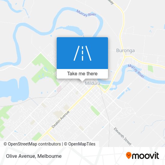 Olive Avenue map