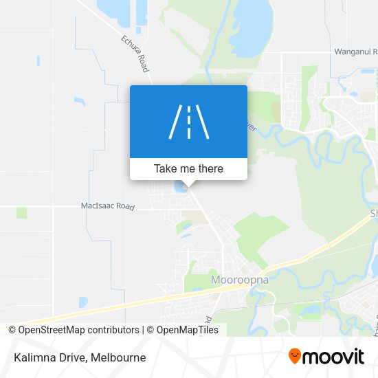 Kalimna Drive map