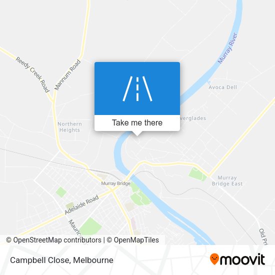 Campbell Close map