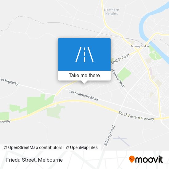 Frieda Street map