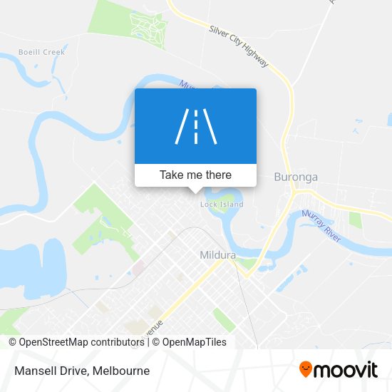 Mansell Drive map