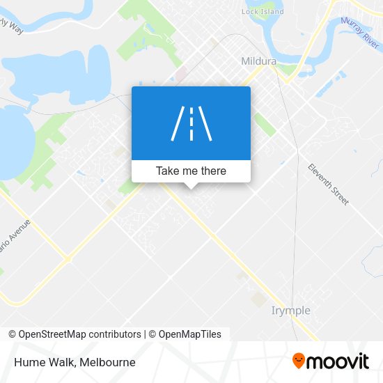 Hume Walk map