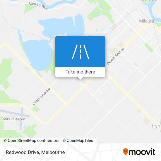 Redwood Drive map