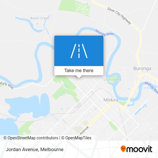 Jordan Avenue map