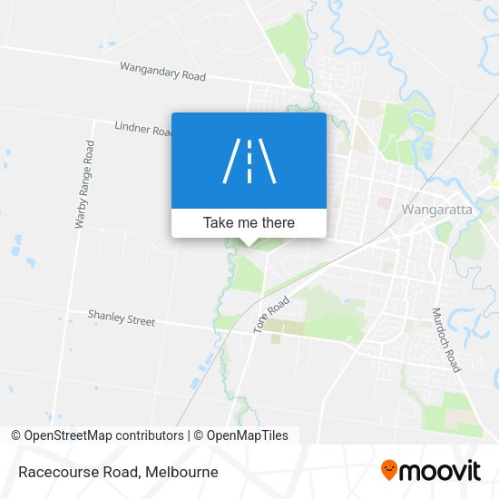 Racecourse Road map