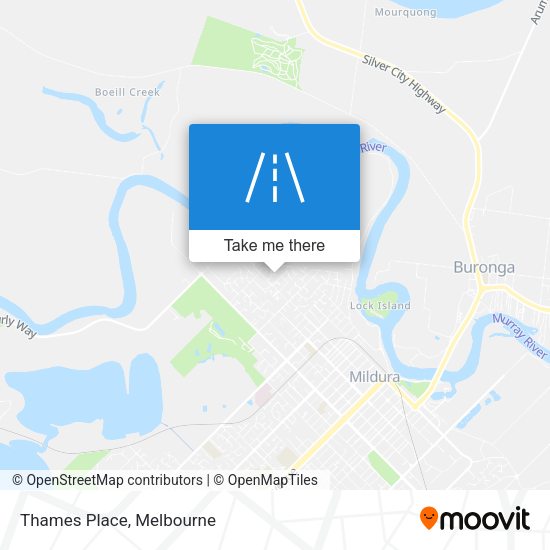 Thames Place map