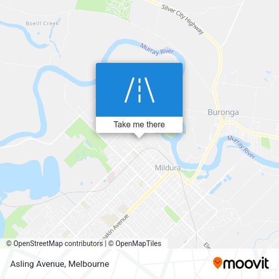Asling Avenue map