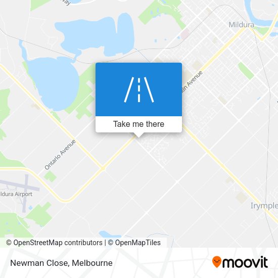 Newman Close map