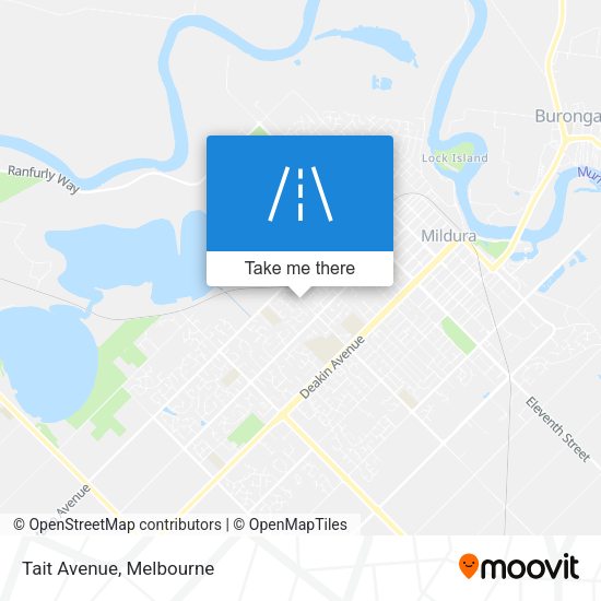 Tait Avenue map