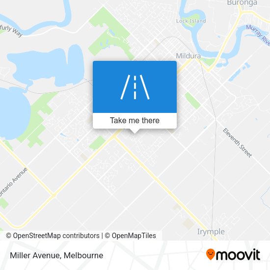 Miller Avenue map