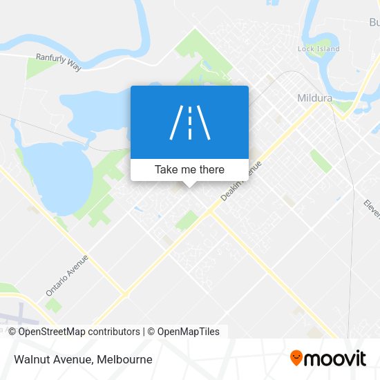 Walnut Avenue map
